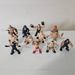 WWE Rumblers and Mini Figures Set of 12